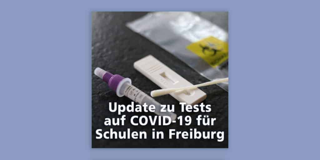 Testungen in Schu­len: So wird es in Frei­burg ablau­fen