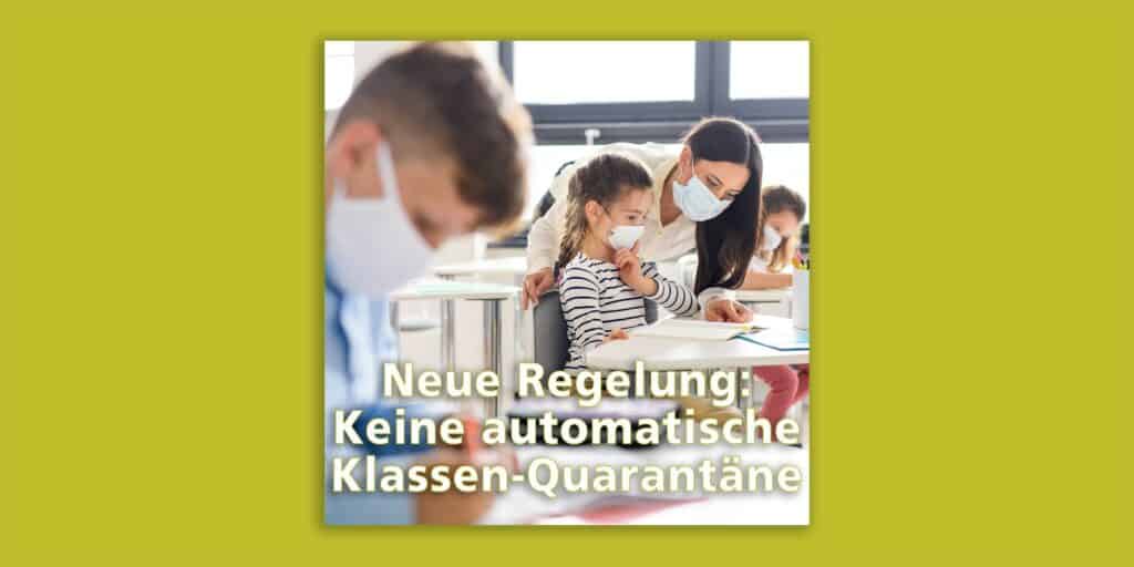 Neue Regeln zu Klassen-Quaran­täne an Schulen in Baden-Württem­berg